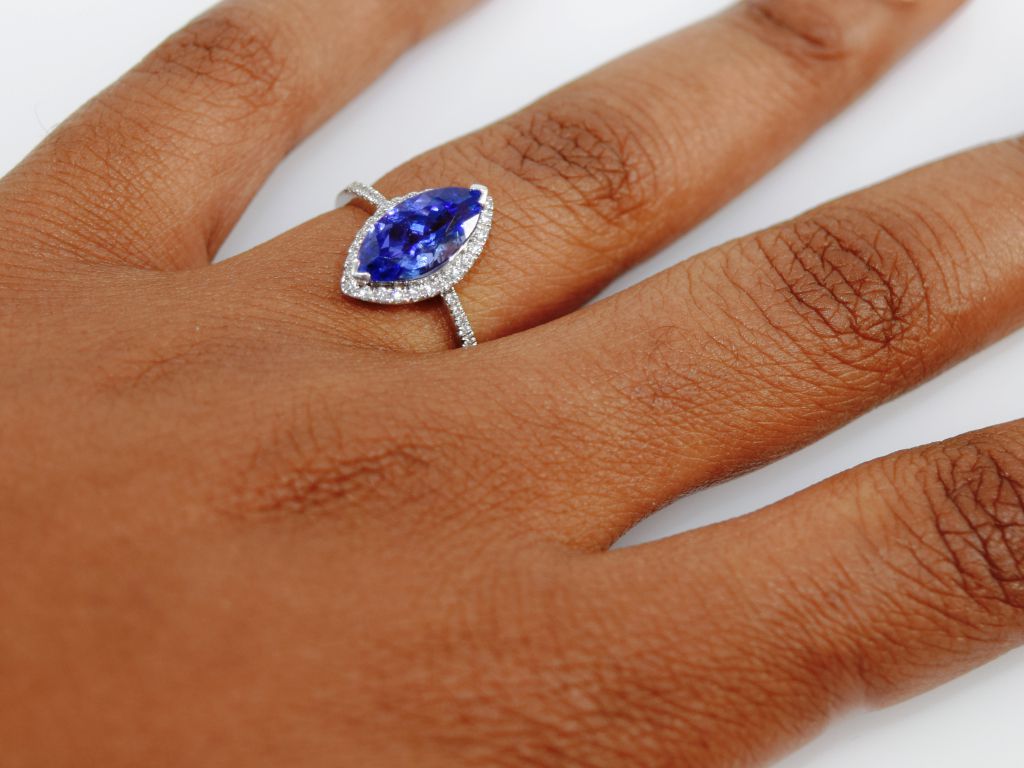 Details about  / Beautiful Blue Tanzanite Gemstone Engagement Jewelry 10k Yellow Gold Ring