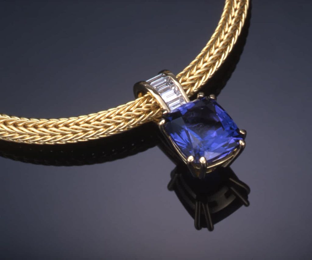 Blue Tanzanite Ring Perfect Gift Handcrafted Gemstone Sparkling Blue Purple Tanzanite Jewelry Mount Kilimanjaro Tanzania African Gem #63810